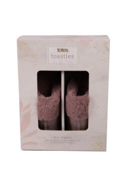 Mocha Totes Faux Fur Mule Slippers -Opal & Oak Store web a23fw106mk0001 6