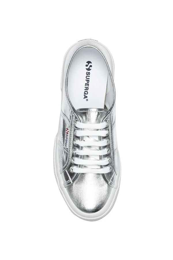 Superga 2750 Silver Metallic Trainers 6 Superga 2750 Silver Metallic Trainers - Image 6
