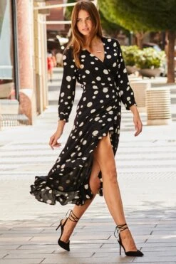 Valeria Black Suede Pointed Toe Court With Ankle Wrap -Opal & Oak Store web rt 73 s21dw113bksp01 059 1