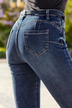 Dark Indigo Sculpting Skinny Jeans 9 Dark Indigo Sculpting Skinny Jeans -Opal & Oak Store web s22 a20bd095io 1 indigo rt