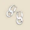 Silver Chain Link Earrings