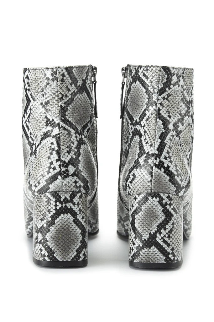 Anna Snake Leather Ankle Boot 5 Anna Snake Leather Ankle Boot - Image 5
